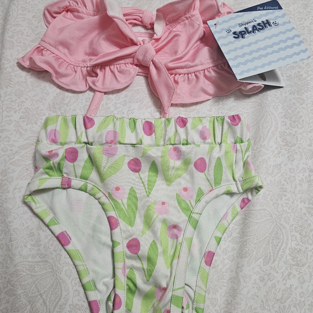 Splash Dog Two Piece Bathing Suit - Picture 3 of 9